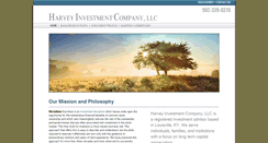 Desktop Screenshot of harveyinvestment.com